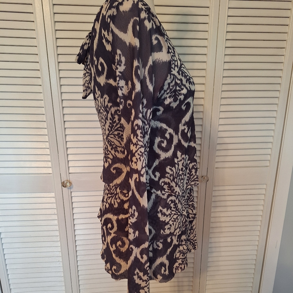 Sweet Pea Stacy Frati Layered Long Sleeve Blouse Medium *C5 - Picture 3 of 6
